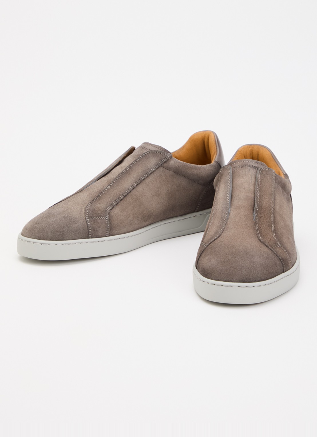 Magnanni Cosmo Slip sneaker van suède - detail 3 donkergrijs