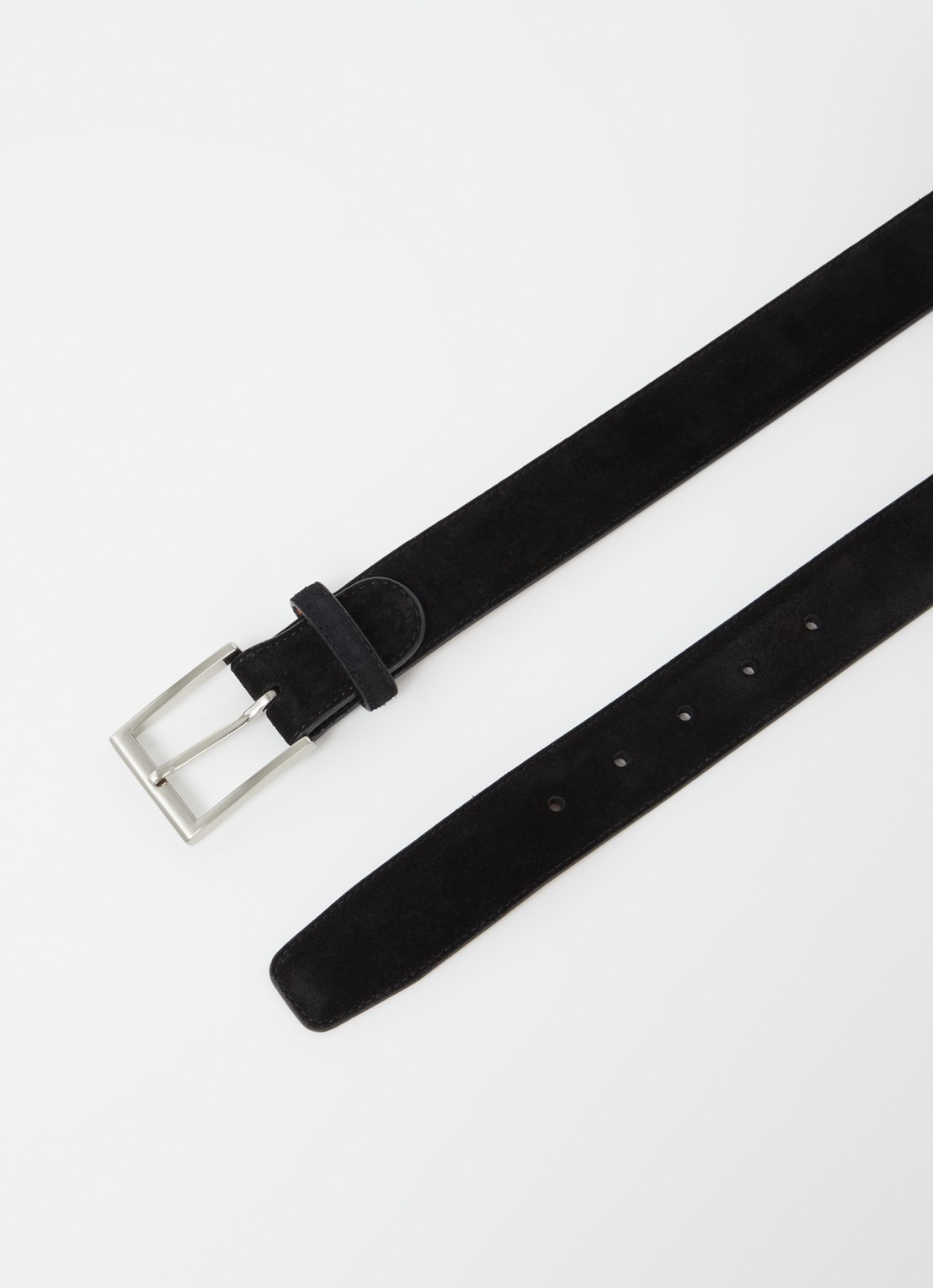 Magnanni Crostidifu riem van leer van suède - detail zwart