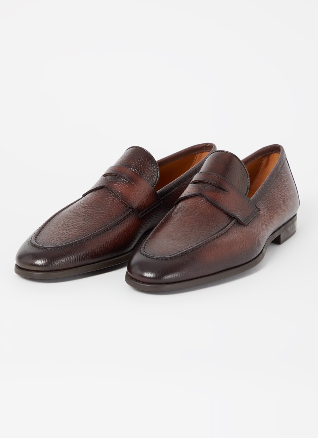 Magnanni Diezma II loafer van kalfsleer - detail 2 bruin