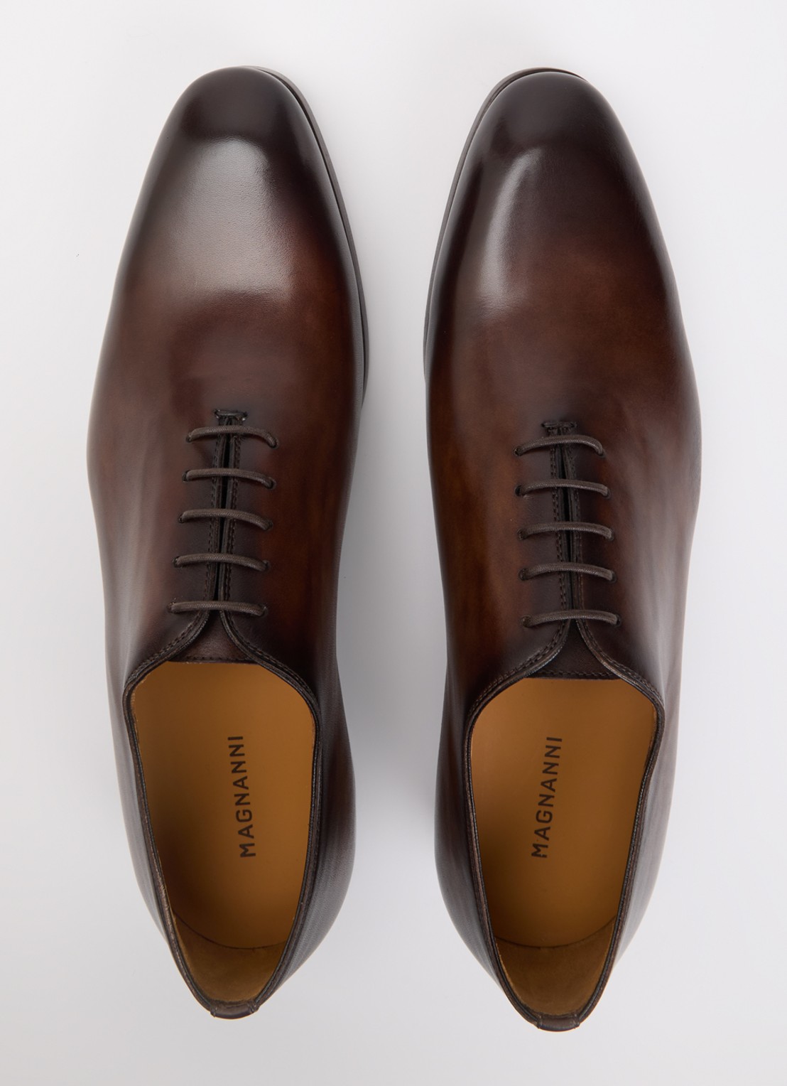 Magnanni Fleur II veterschoen van leer - detail 4 donkerbruin