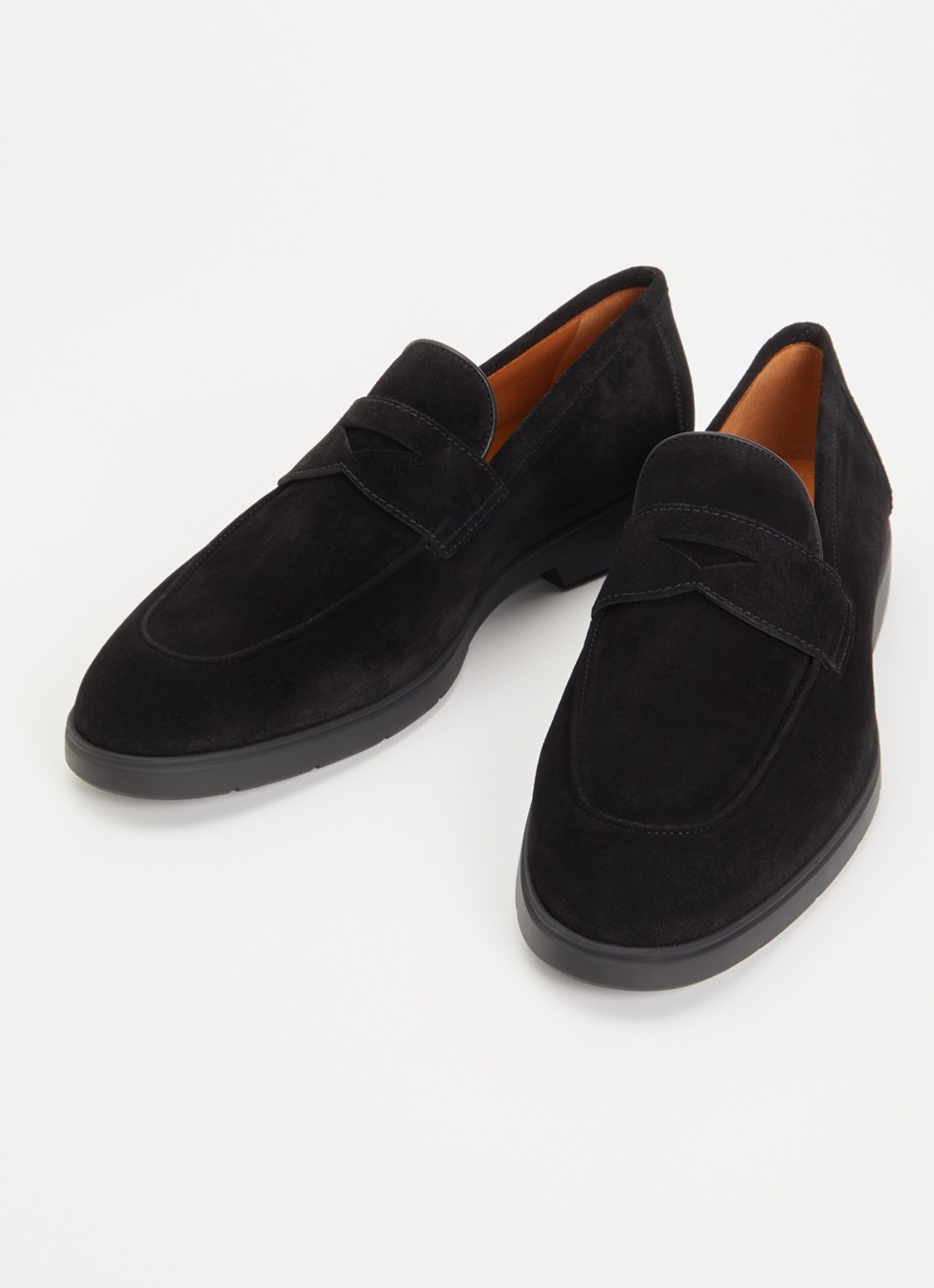 Magnanni Loafer van suède - detail 2 zwart