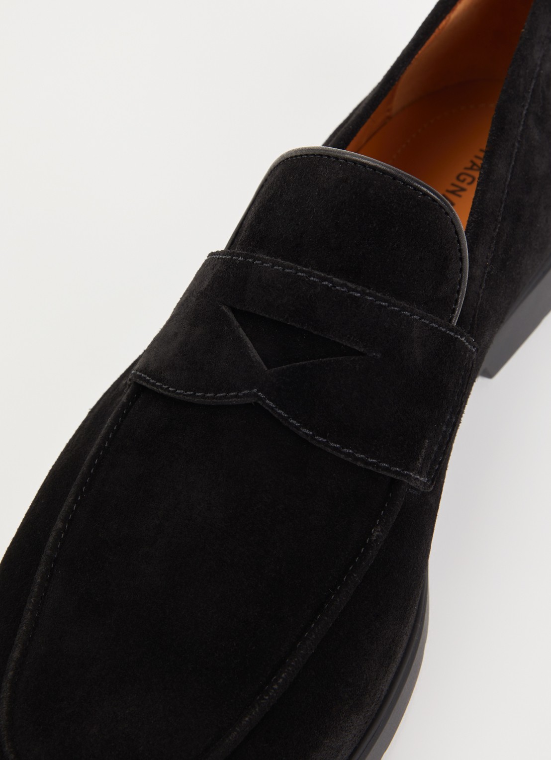 Magnanni Loafer van suède - detail 5 zwart