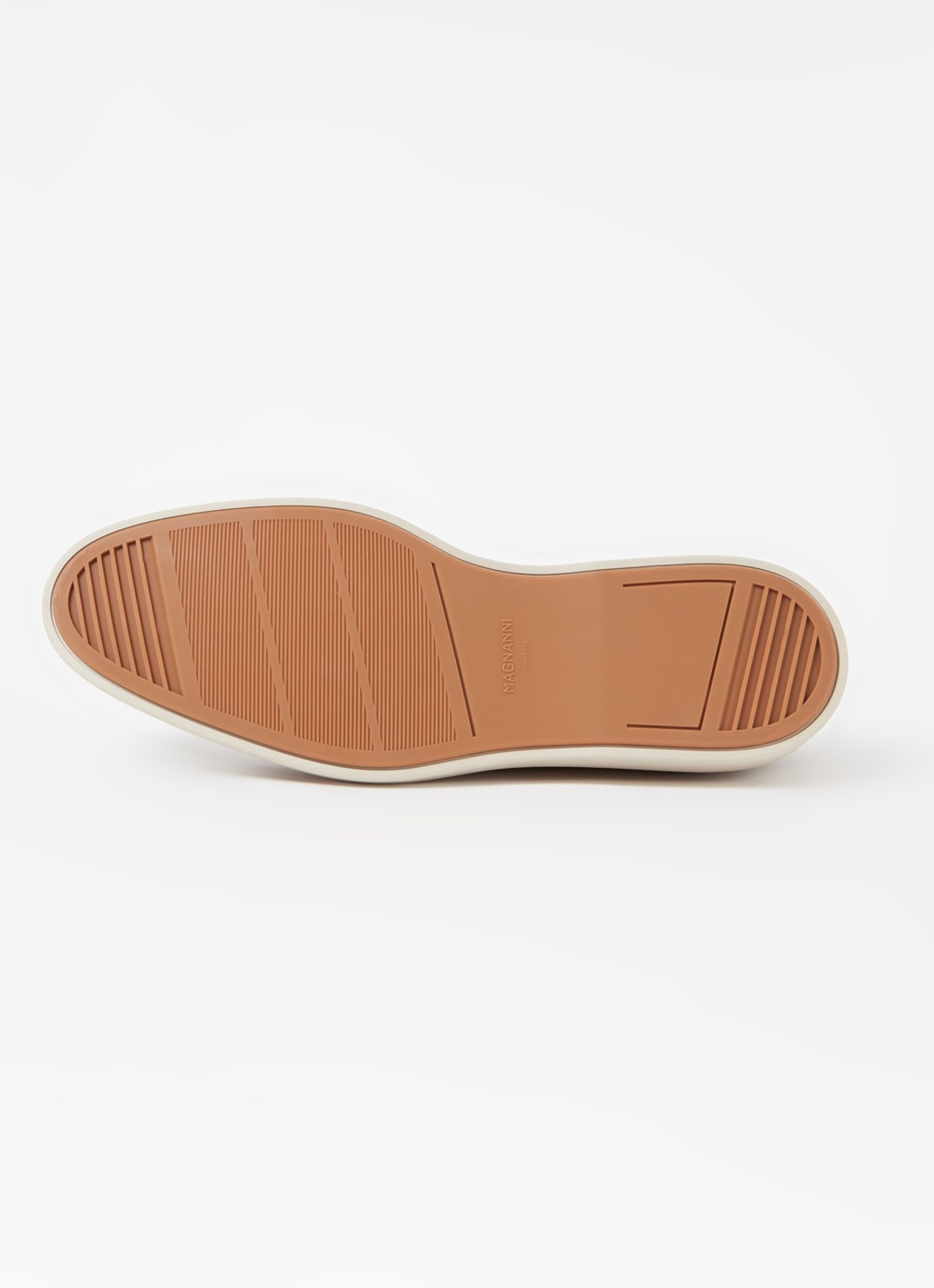 Magnanni Loafer van suède - detail 5 donkerbeige
