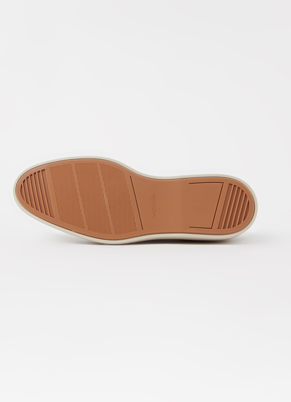 Magnanni Loafer van suède - detail 5 donkerbeige