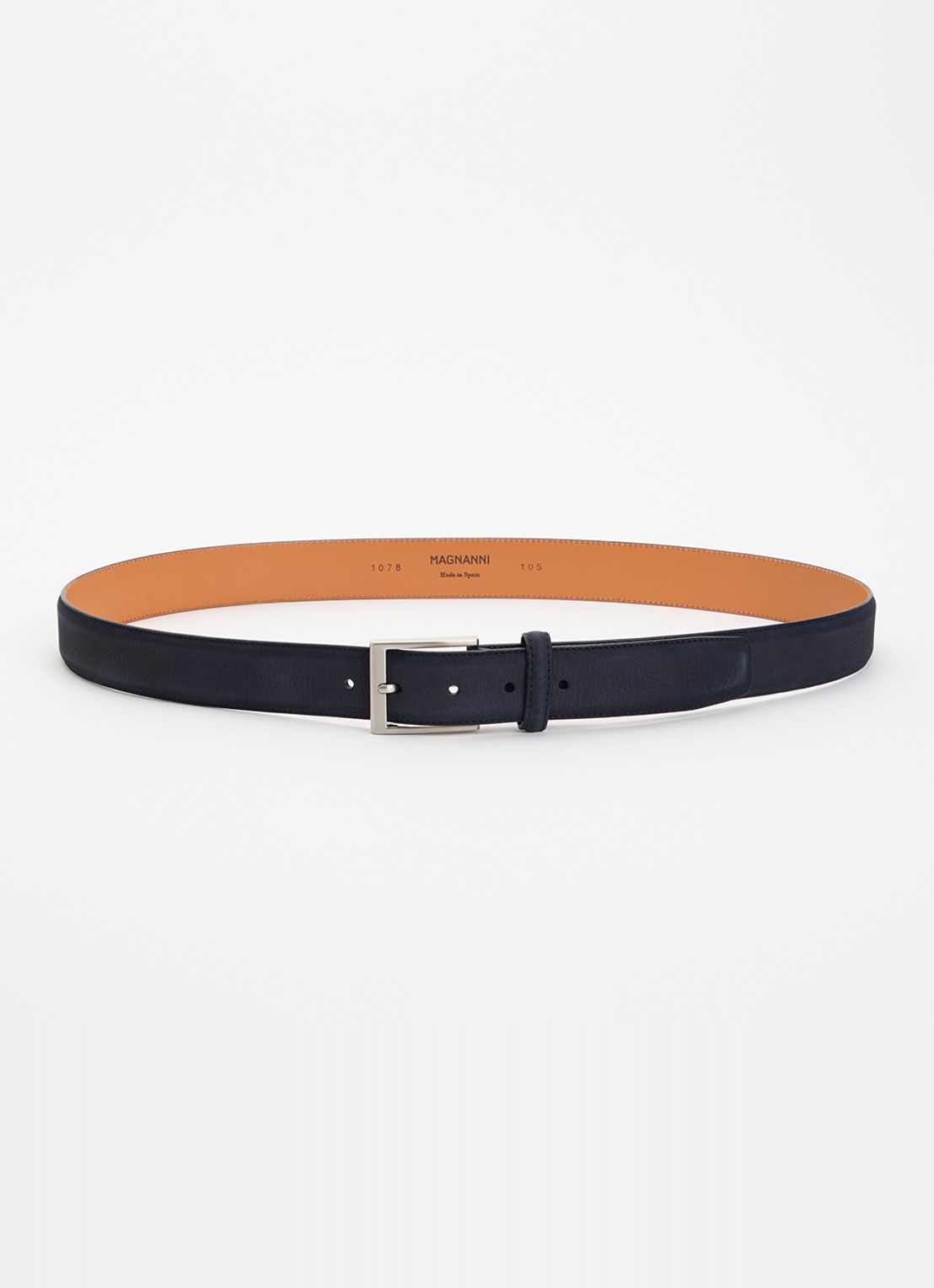 Magnanni Riem van suède - voorkant donkerblauw
