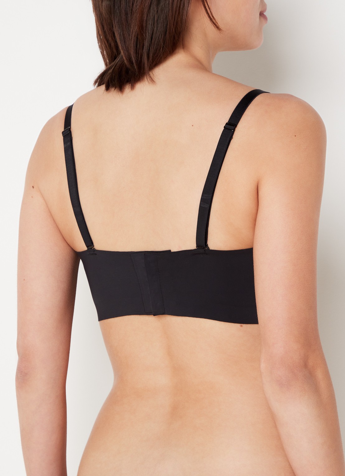 Maidenform Pure Comfort Multiway voorgevormde strapless bh - achterkant zwart