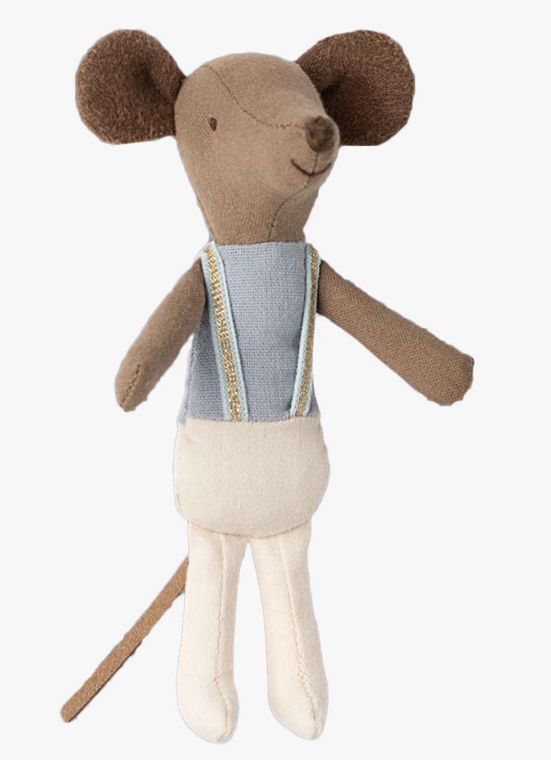 Maileg Big brother ballet muis 13 cm - voorkant goud