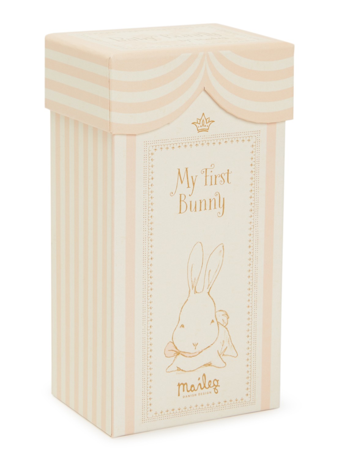 Maileg My first bunny knuffel konijn 19 cm - detail gebroken wit