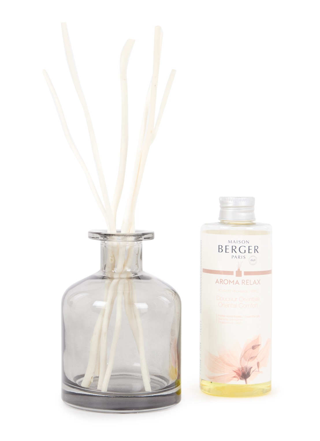 Maison Berger Aroma Energy geurstokjes 180 ml - voorkant transparant