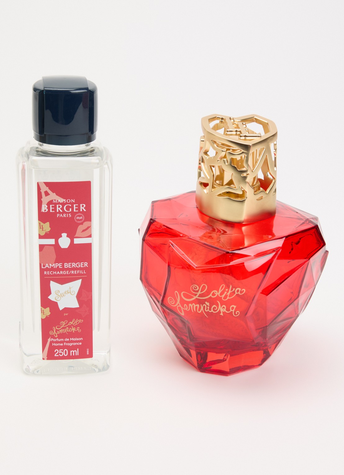 Maison Berger Lolita Lempicka Sweet Lampe Berger met navulling in giftset - detail 3 rood