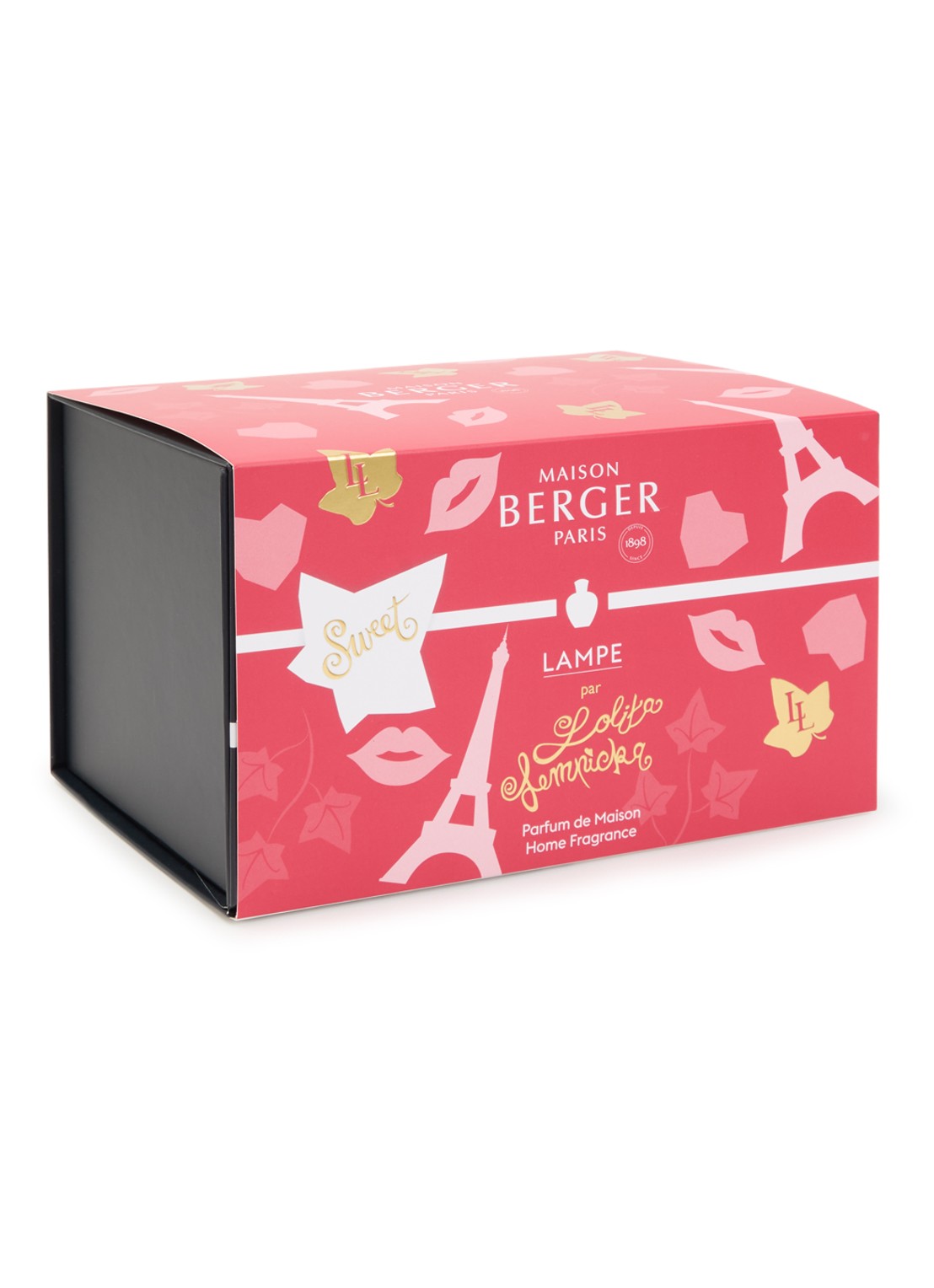Maison Berger Lolita Lempicka Sweet Lampe Berger met navulling in giftset - voorkant rood