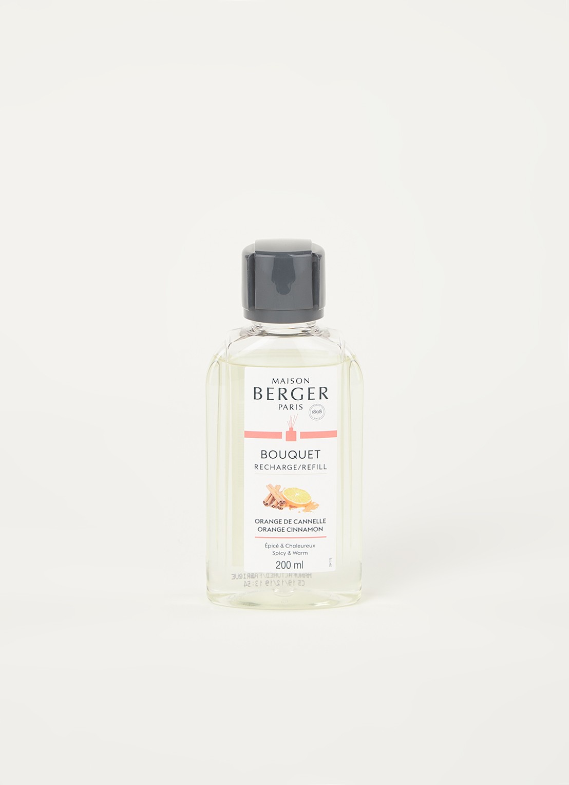 Maison Berger Orange de Cannelle navulling voor geurbrander - voorkant 2 transparant