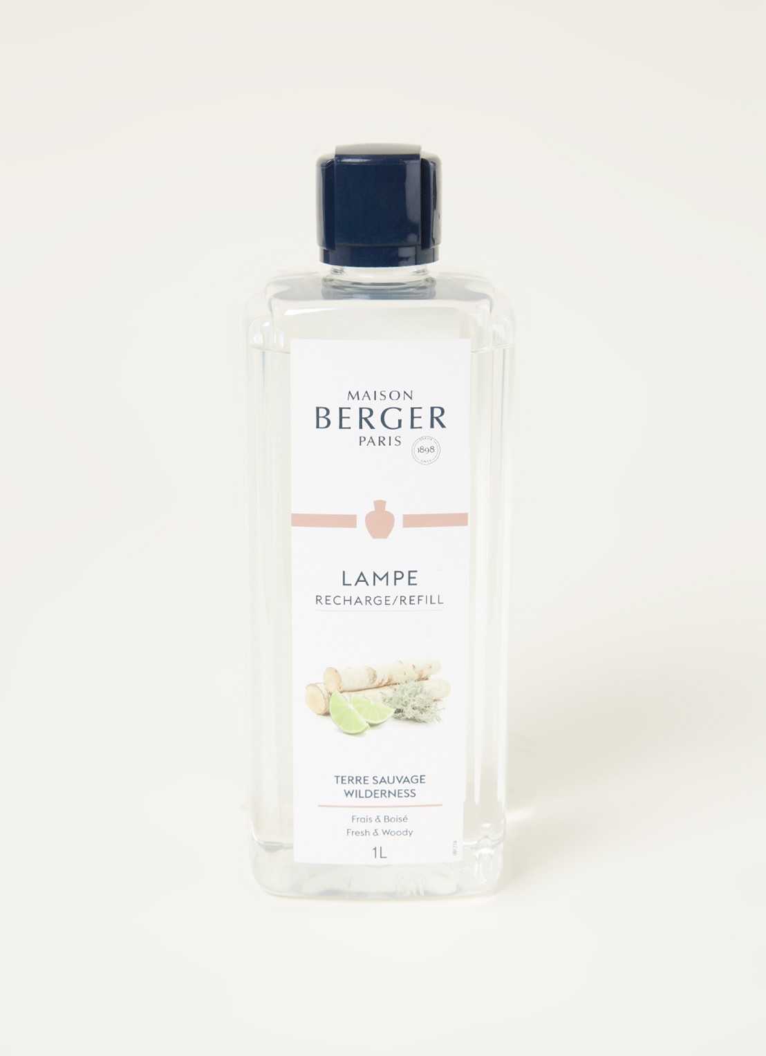 Maison Berger Terre Sauvage Wildernes navulling voor geurbrander 1 liter - voorkant 2 transparant