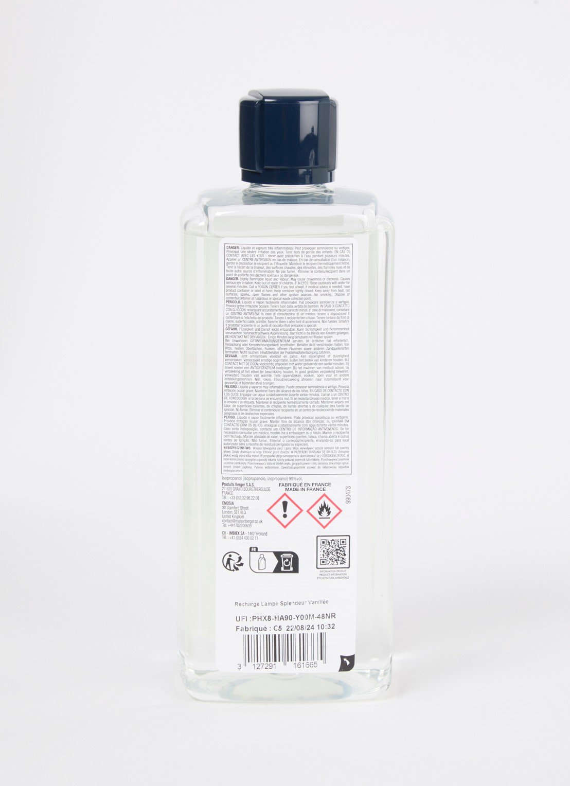 Maison Berger Vanilla Magnificence navulling voor Lampe Berger 1000 ml - voorkant 2 undefined