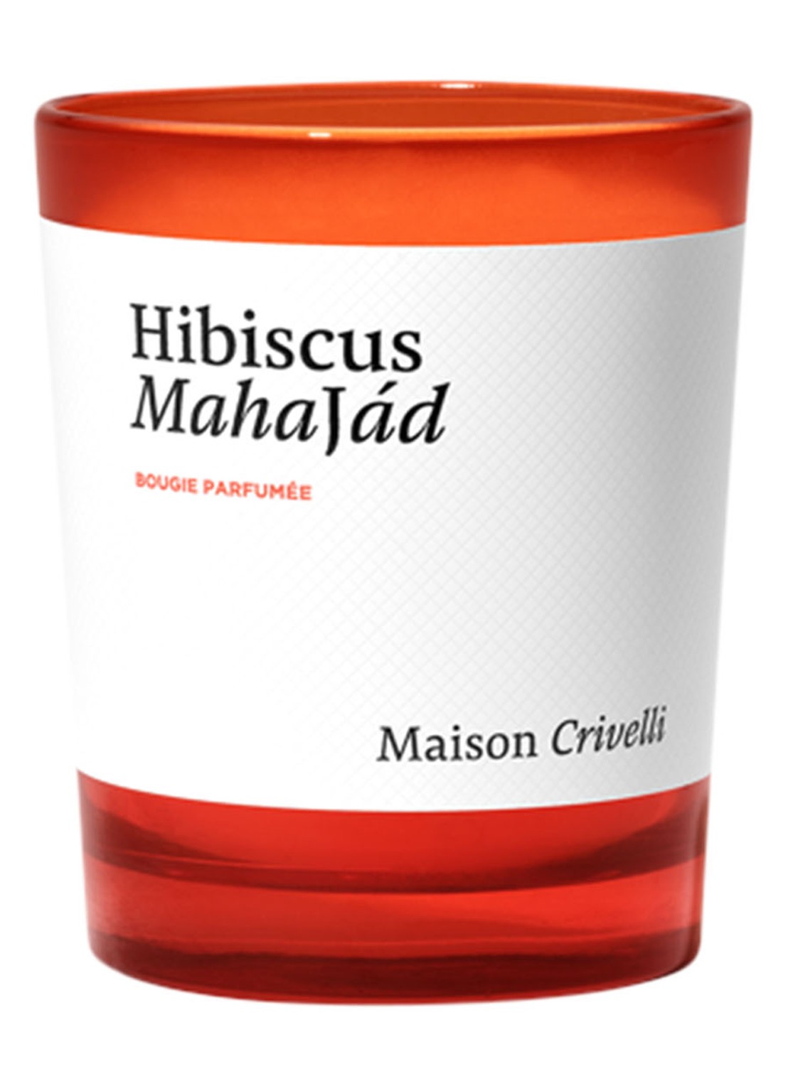 Maison Crivelli Candle Hibiscus Mahajád 190 gram - voorkant 2 metallic