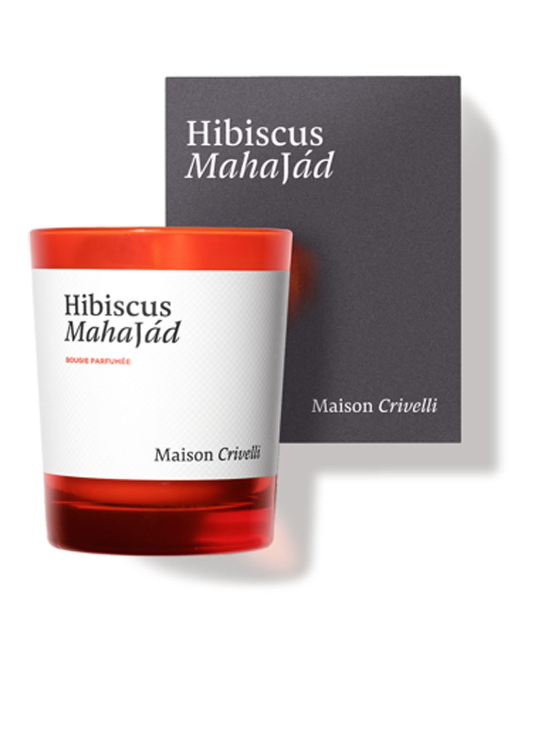 Maison Crivelli Candle Hibiscus Mahajád 190 gram - voorkant 3 metallic