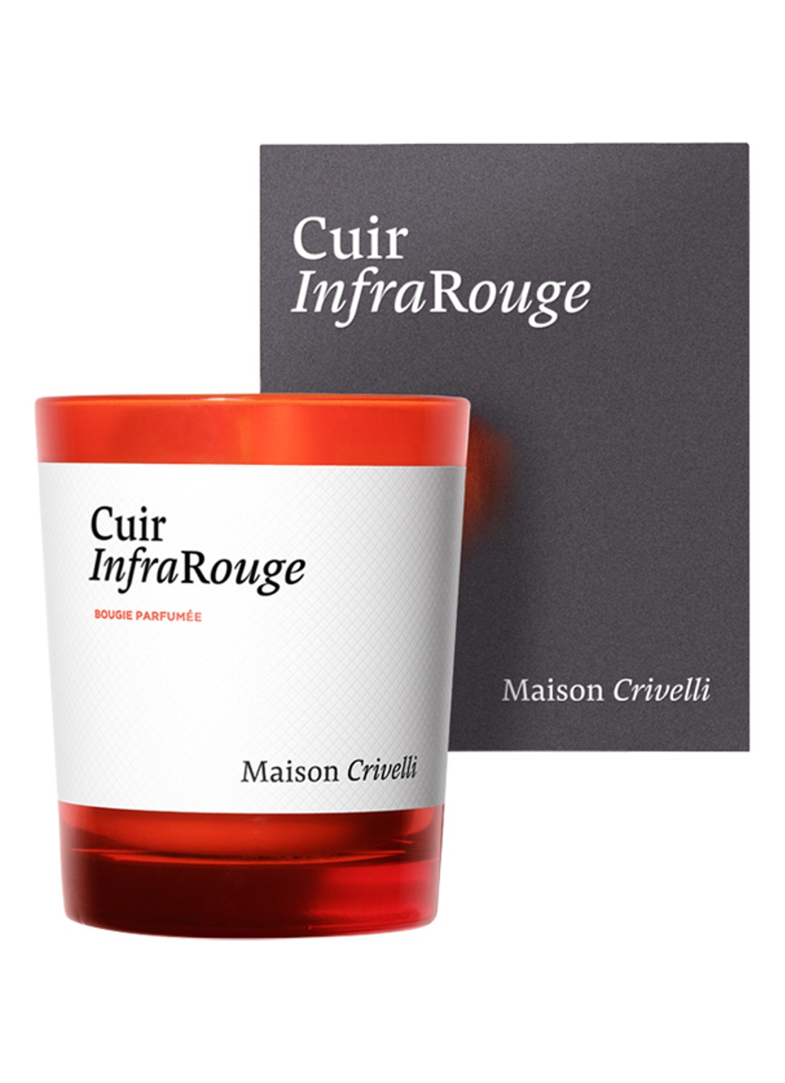 Maison Crivelli Cuir Infrarouge Scented Candle - geurkaars - voorkant 3 undefined