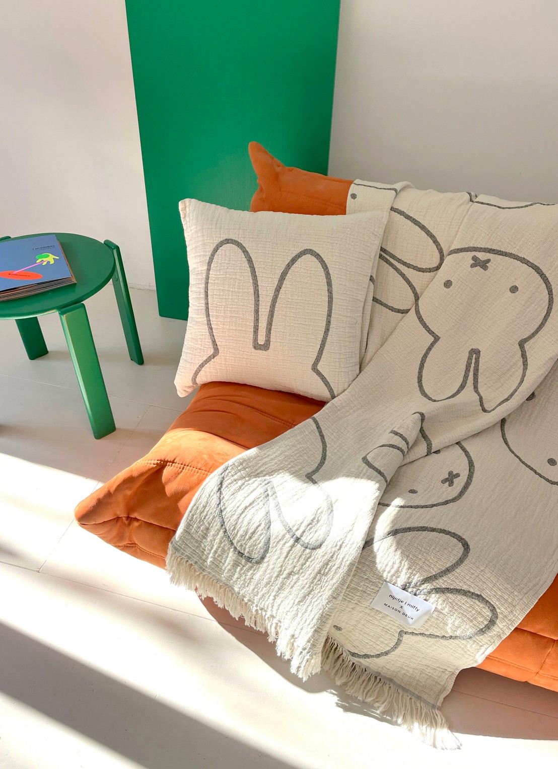 Maison Deux Dexter 5 kapstok 70 cm - voorkant 2 creme