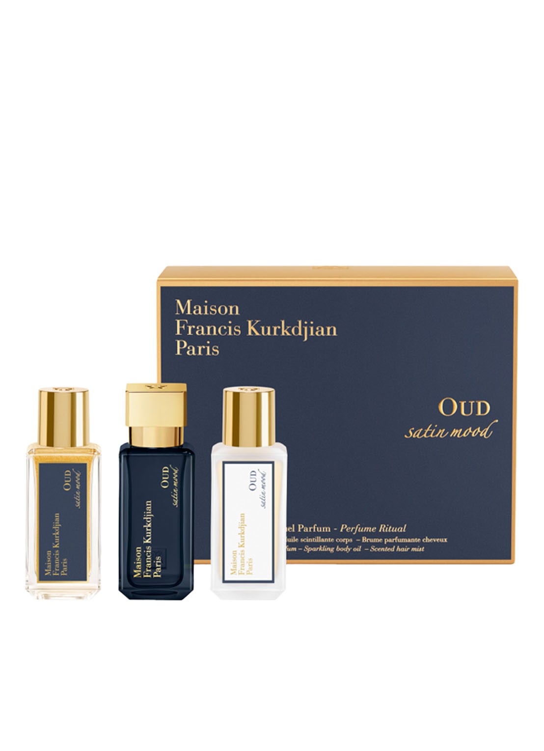 Maison Francis Kurkdjian Baccarat Rouge 540 Shimmering Body Oil - Limited Edition body oil - voorkant beige