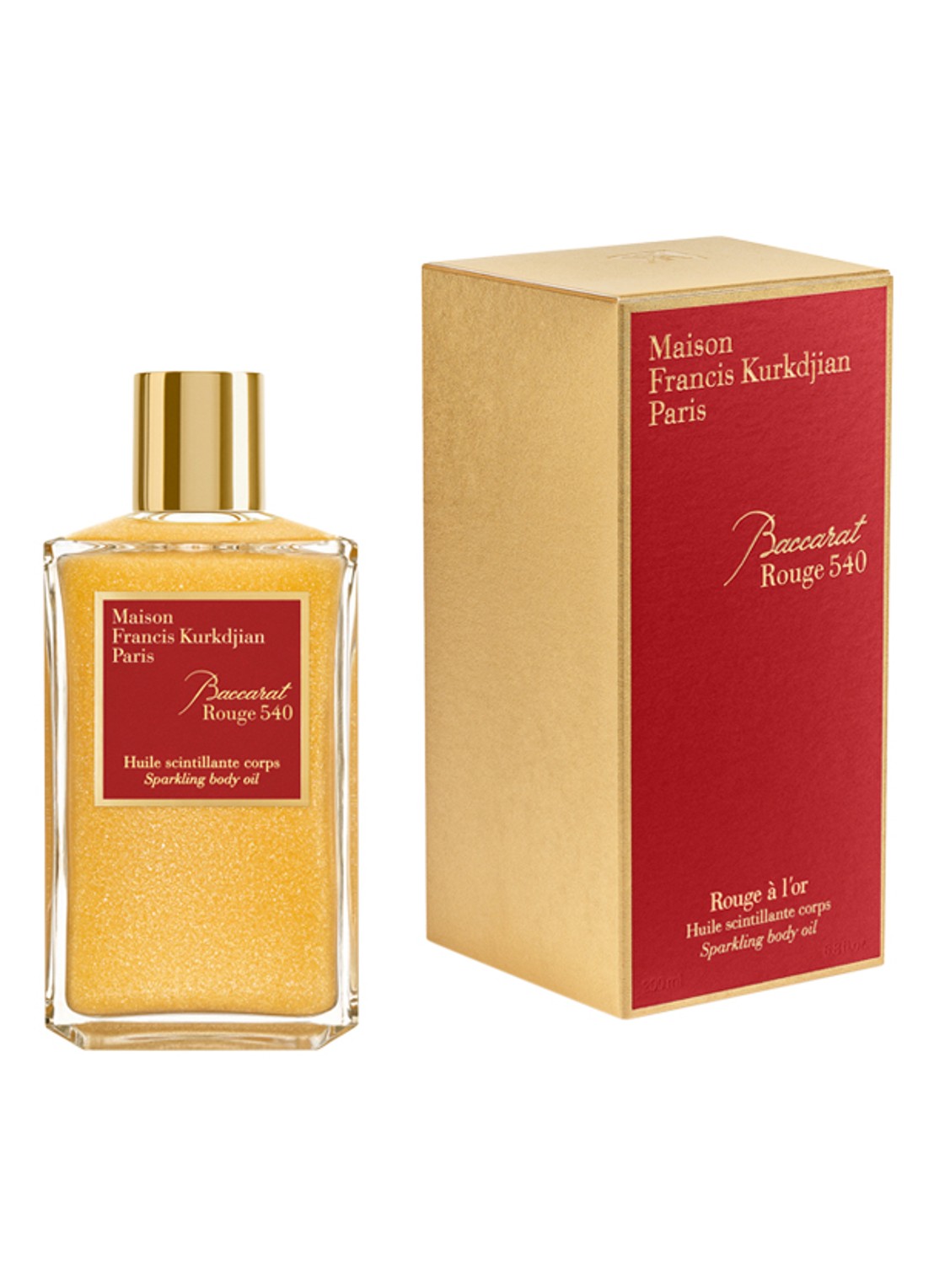 Maison Francis Kurkdjian Baccarat Rouge 540 Sparkling Body Oil - huidolie - voorkant 2 undefined