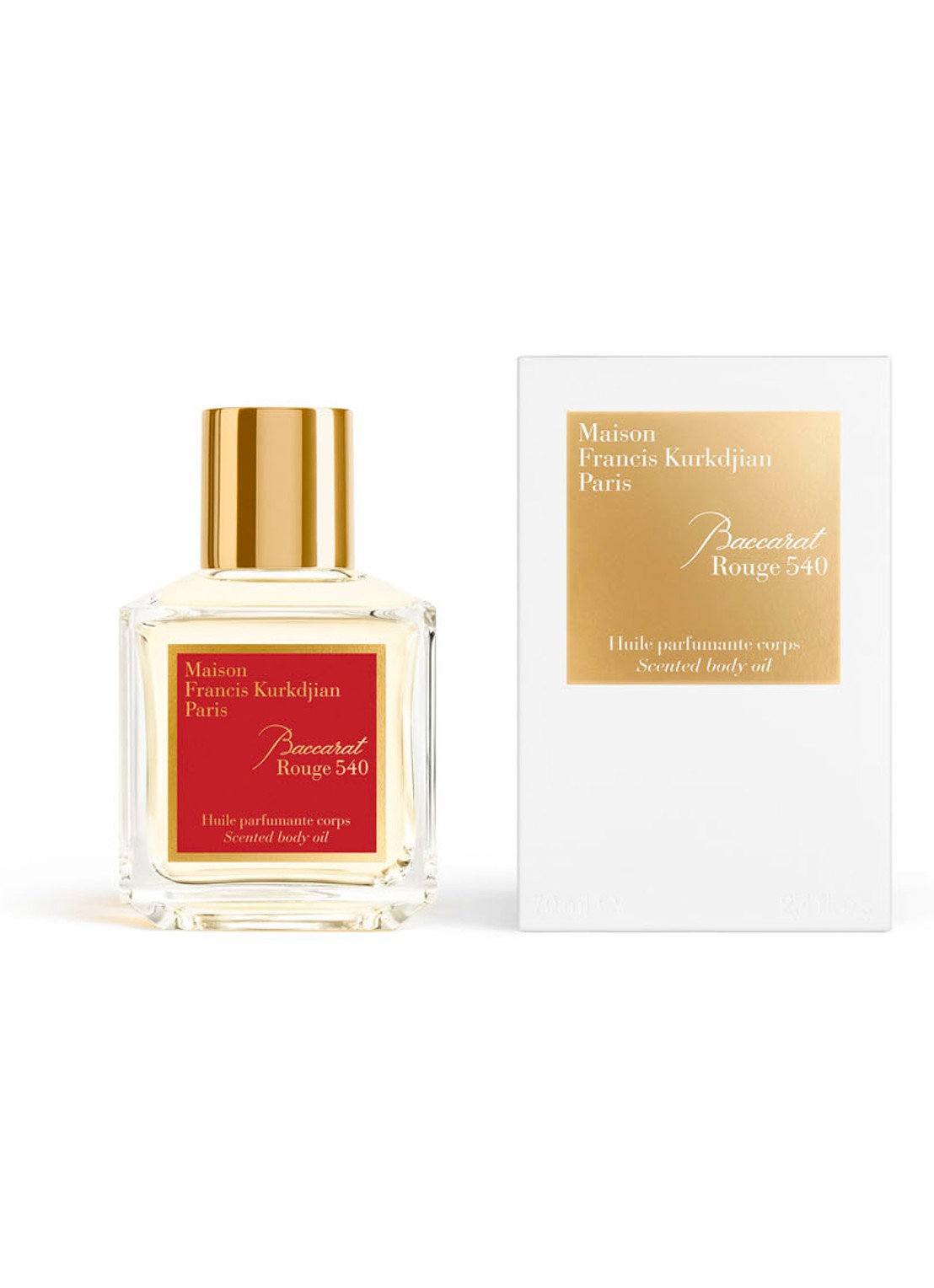 Maison Francis Kurkdjian Baccarat Rouge Scented Body Oil - huidolie - voorkant 2 undefined