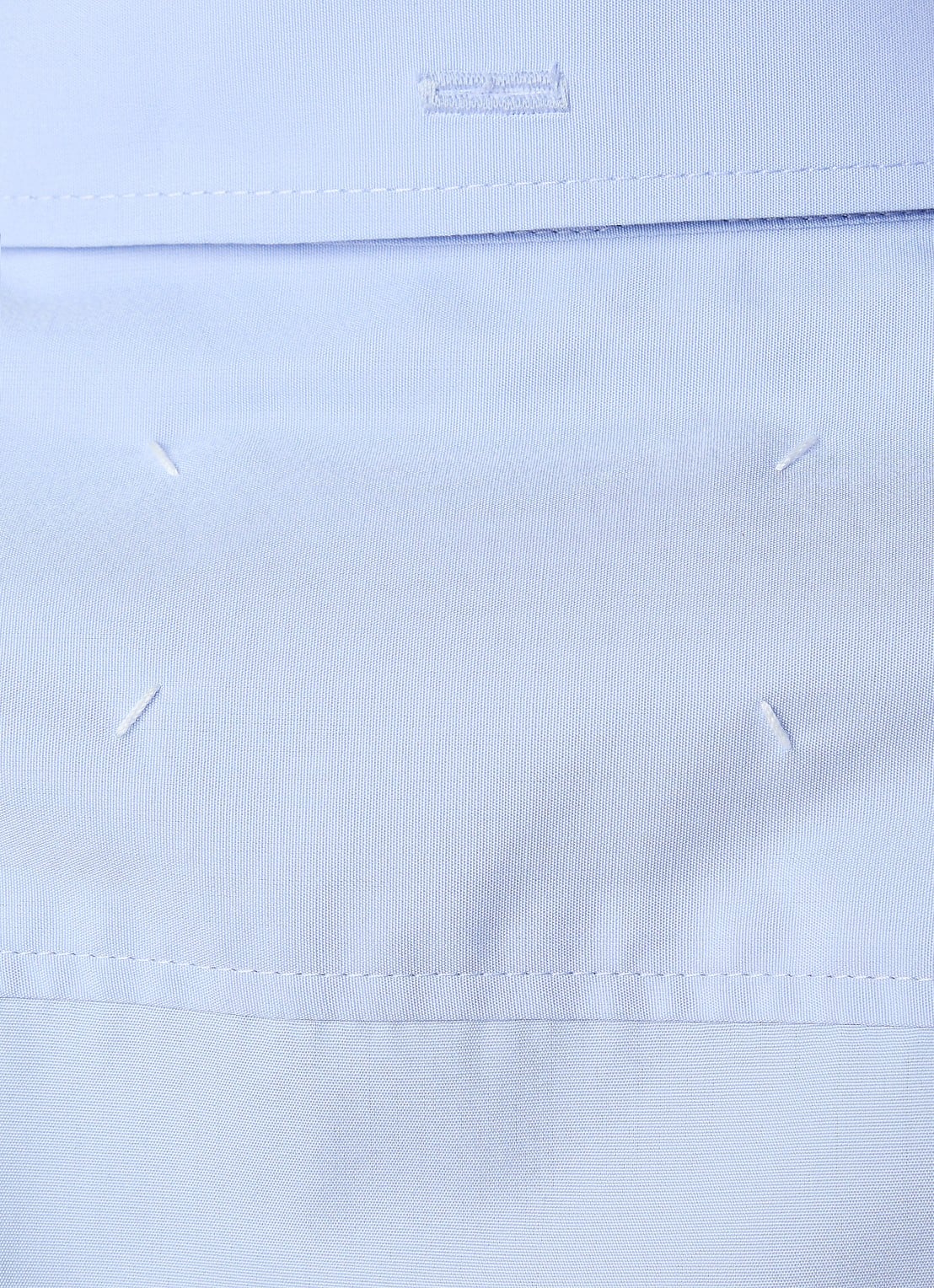 Maison Margiela Blouse met kraag - detail 4 blauw
