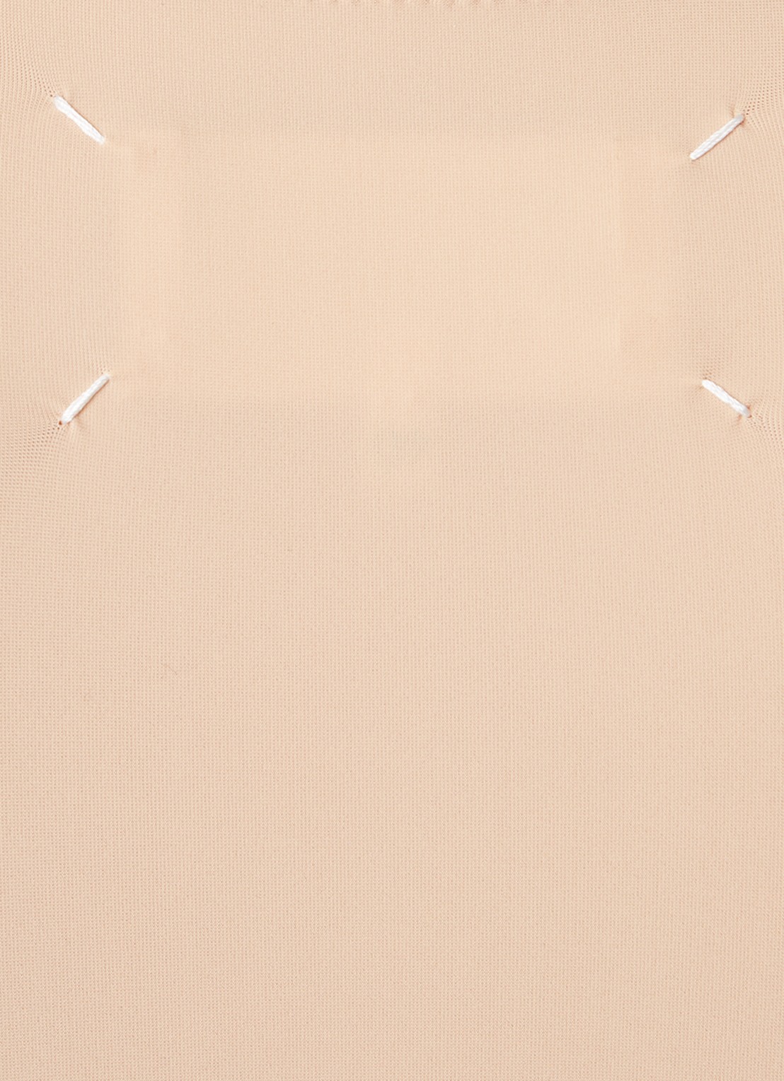 Maison Margiela Body met ronde hals - detail 4 creme