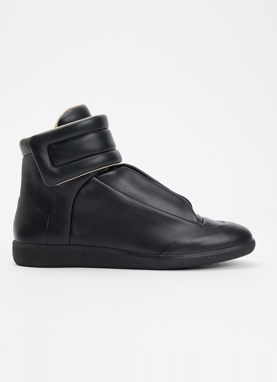 Maison Margiela Future sneaker van kalfsleer - voorkant zwart
