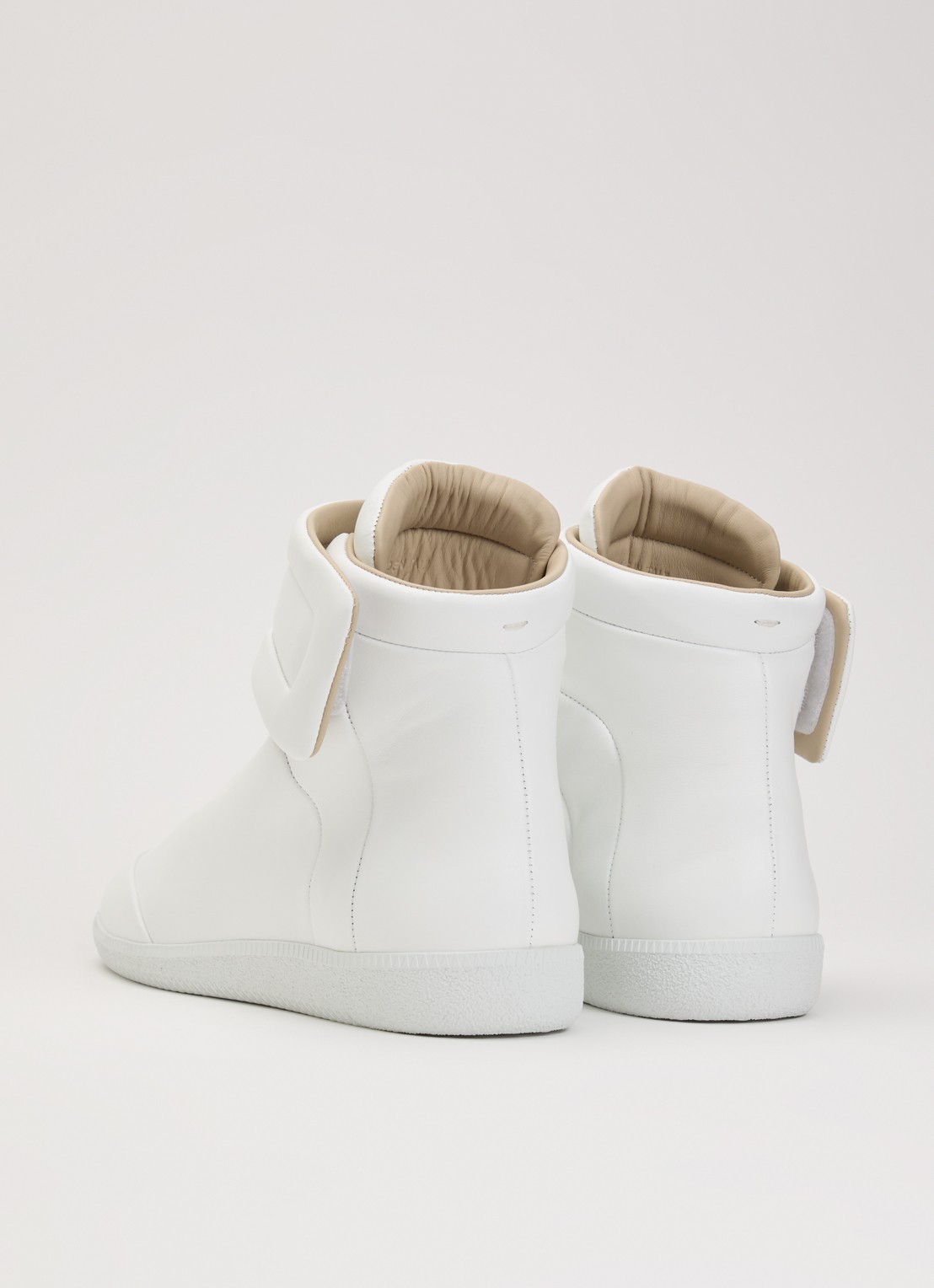 Maison Margiela Future sneaker van kalfsleer - achterkant wit