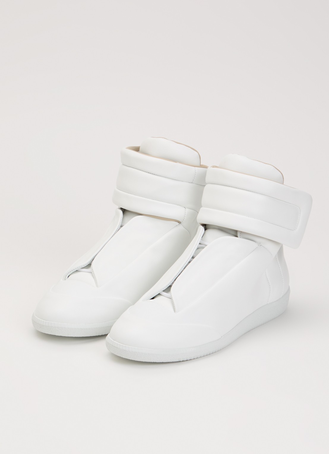 Maison Margiela Future sneaker van kalfsleer - detail 3 wit