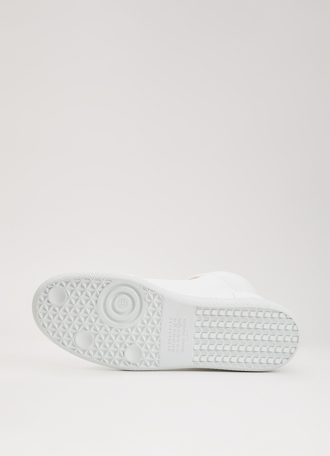 Maison Margiela Future sneaker van kalfsleer - detail 4 wit