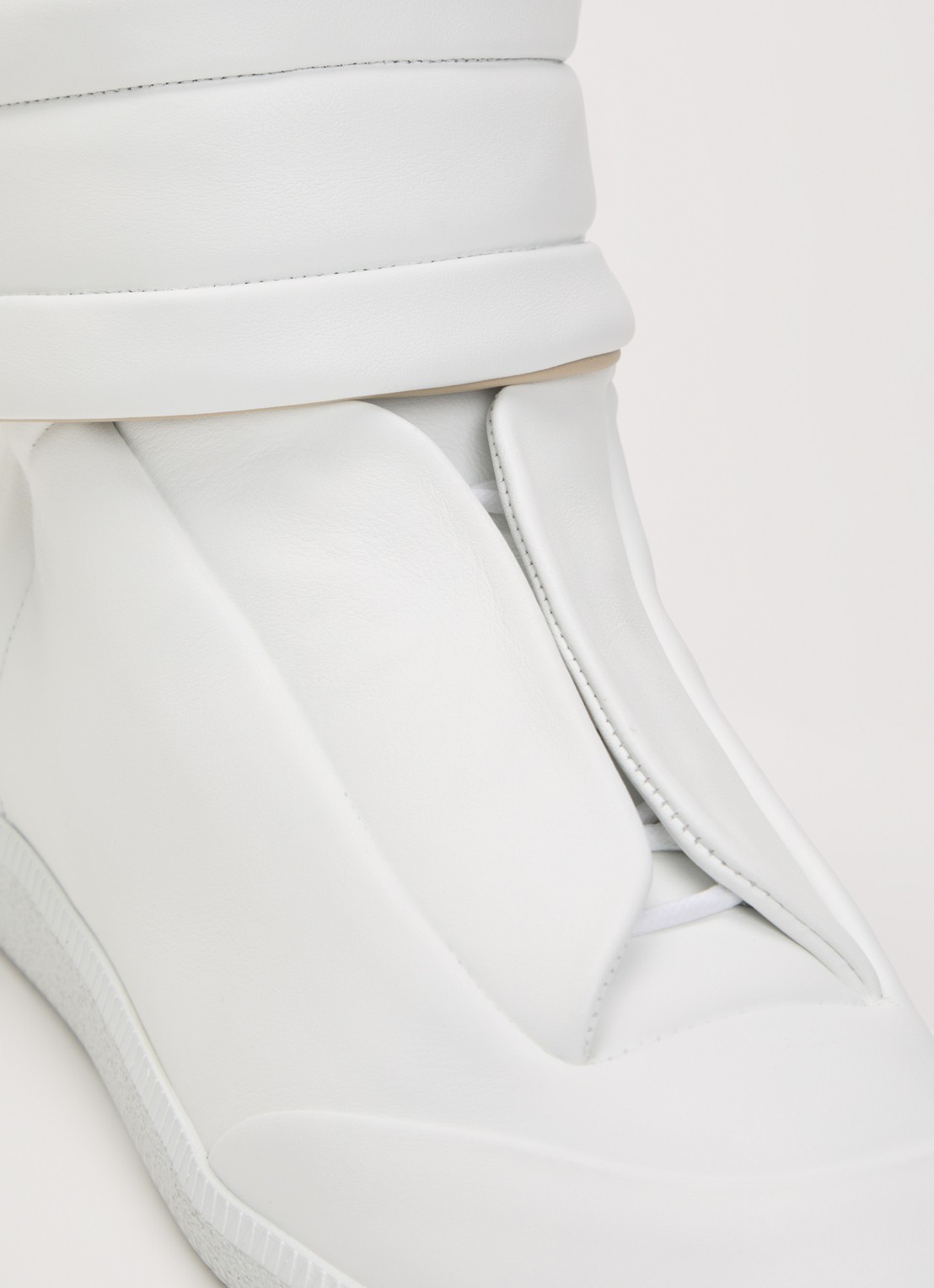 Maison Margiela Future sneaker van kalfsleer - detail 5 wit