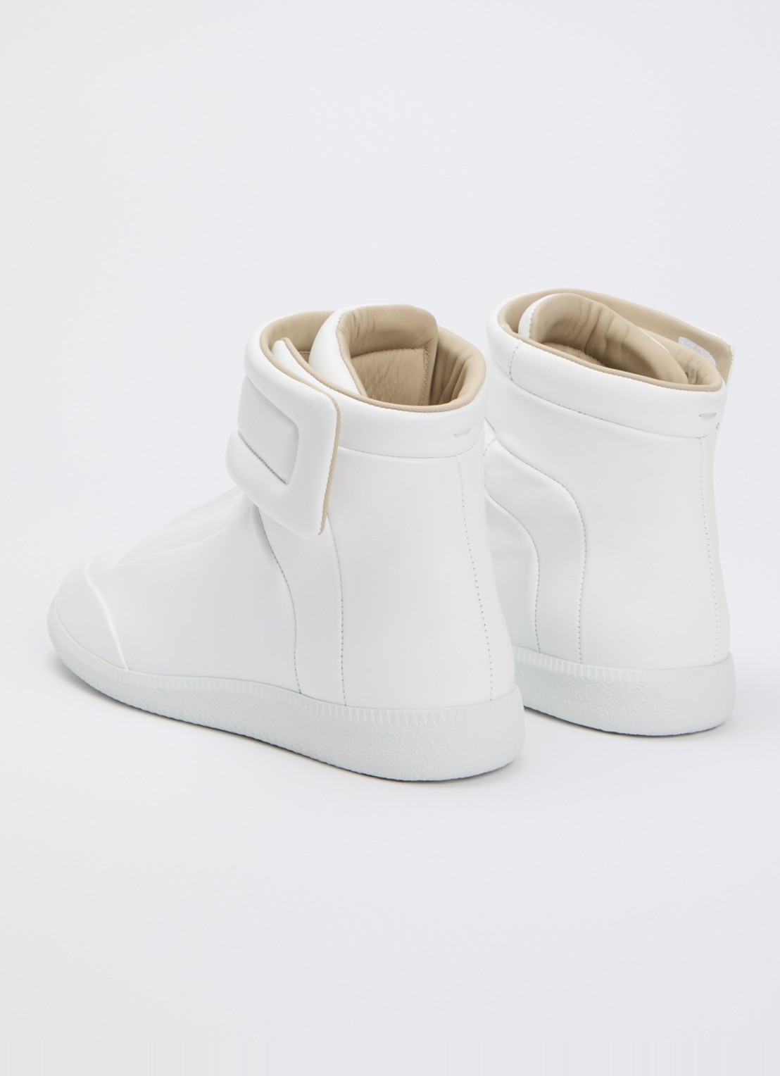 Maison Margiela Future sneaker van kalfsleer - achterkant wit