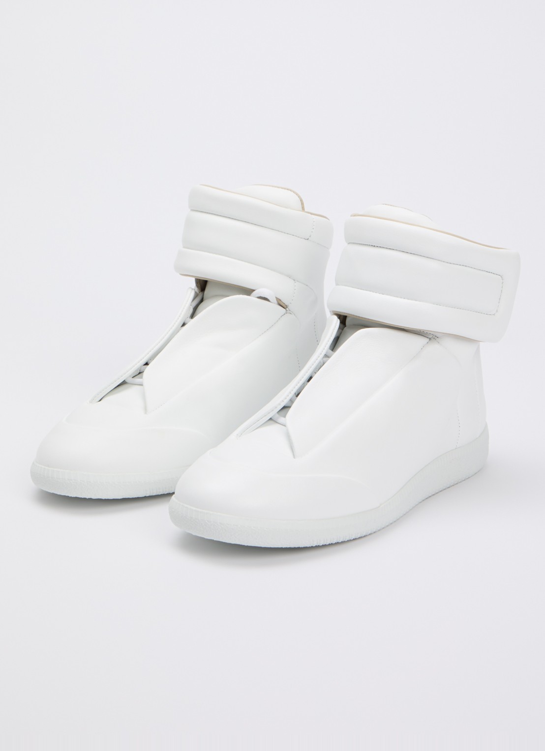 Maison Margiela Future sneaker van kalfsleer - detail 2 wit