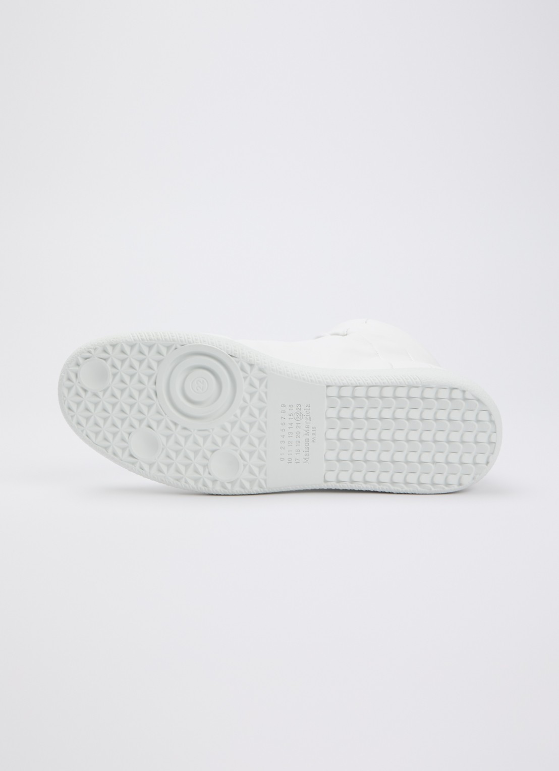 Maison Margiela Future sneaker van kalfsleer - detail 3 wit