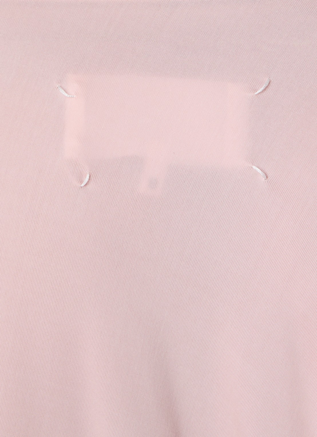 Maison Margiela Midi rok met asymmetrische zoom - detail 5 lichtroze