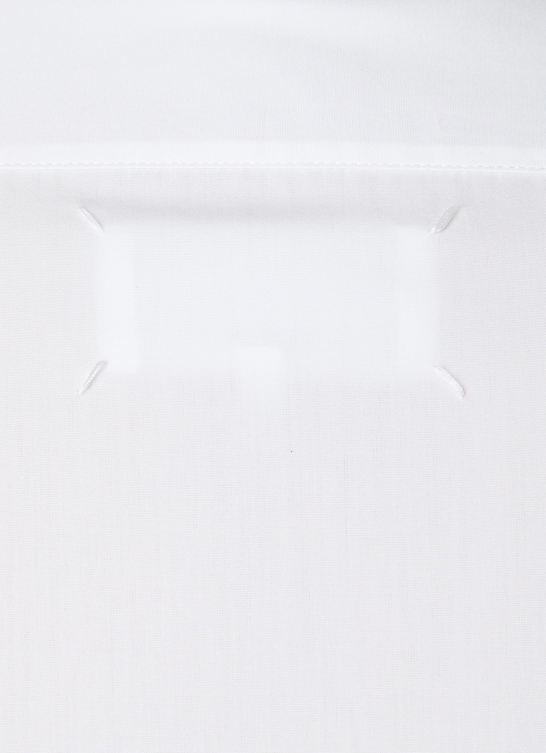 Maison Margiela Regular fit overhemd met borstzak - detail 2 gebroken wit