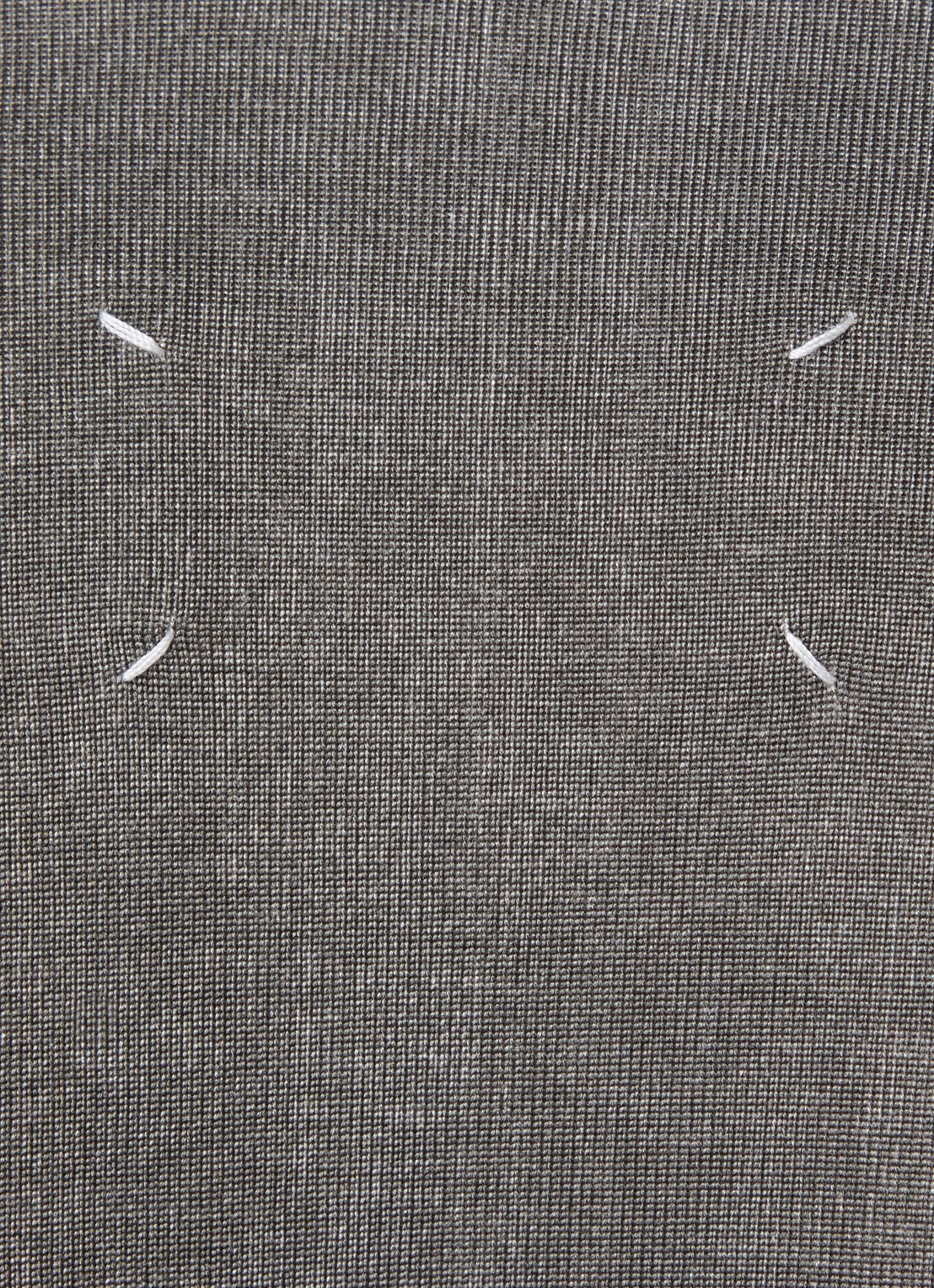 Maison Margiela Sweater met logo - detail 3 donkergrijs