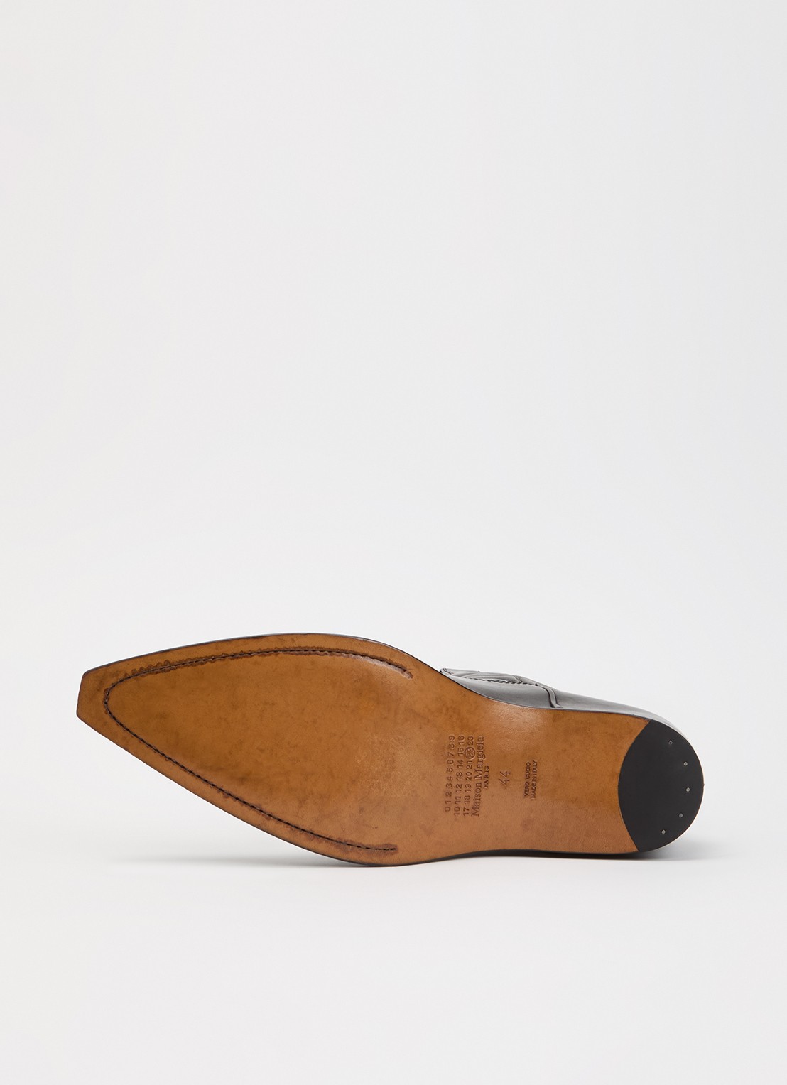 Maison Margiela Western cowboylaars van kalfsleer - detail 4 zwart