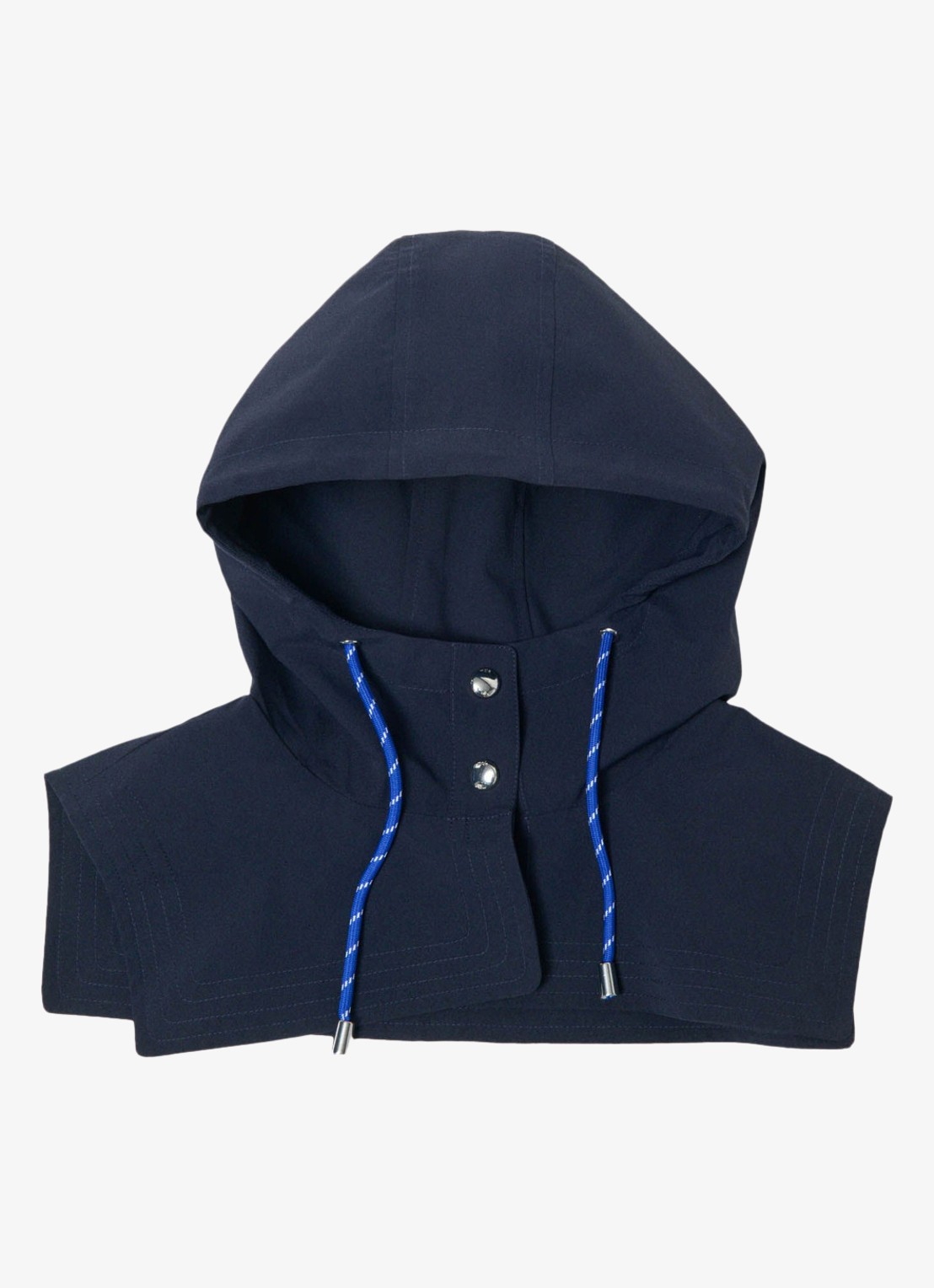 Maje Afneembare waterproof capuchon - voorkant 3 donkerblauw