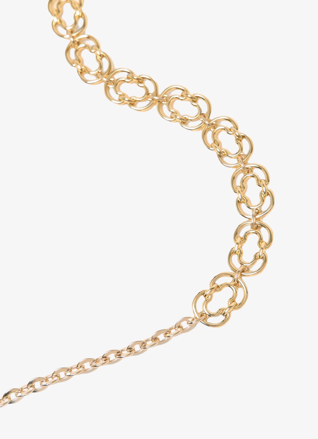 Maje Almachain schakelriem  - detail 4 goud