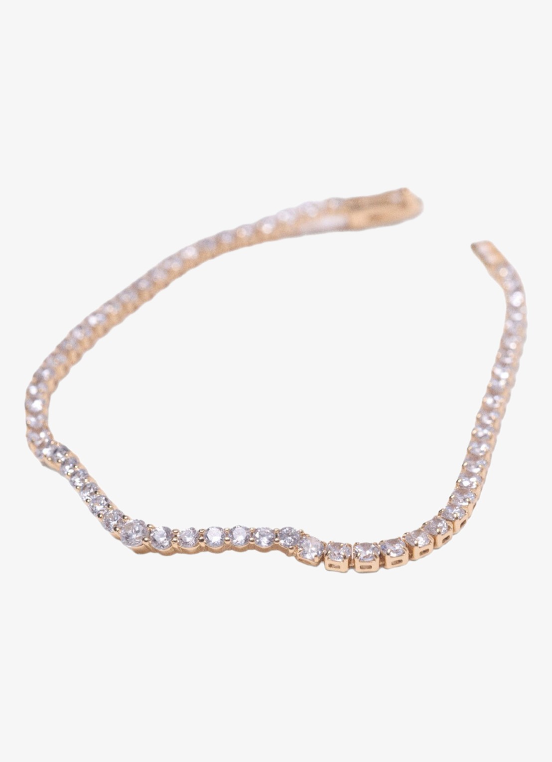 Maje Armband met zirkonia - detail 3 goud