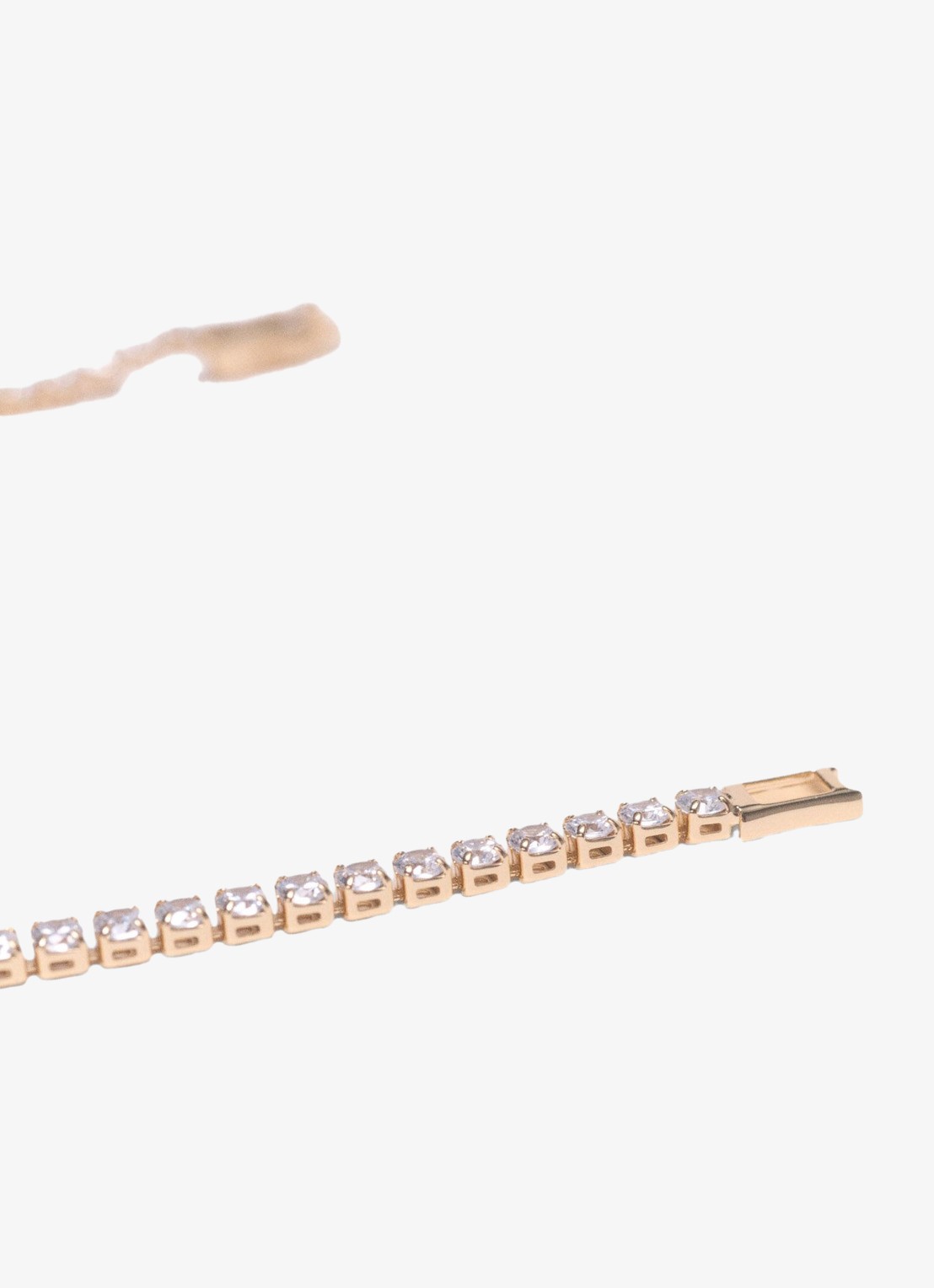 Maje Armband met zirkonia - detail 4 goud