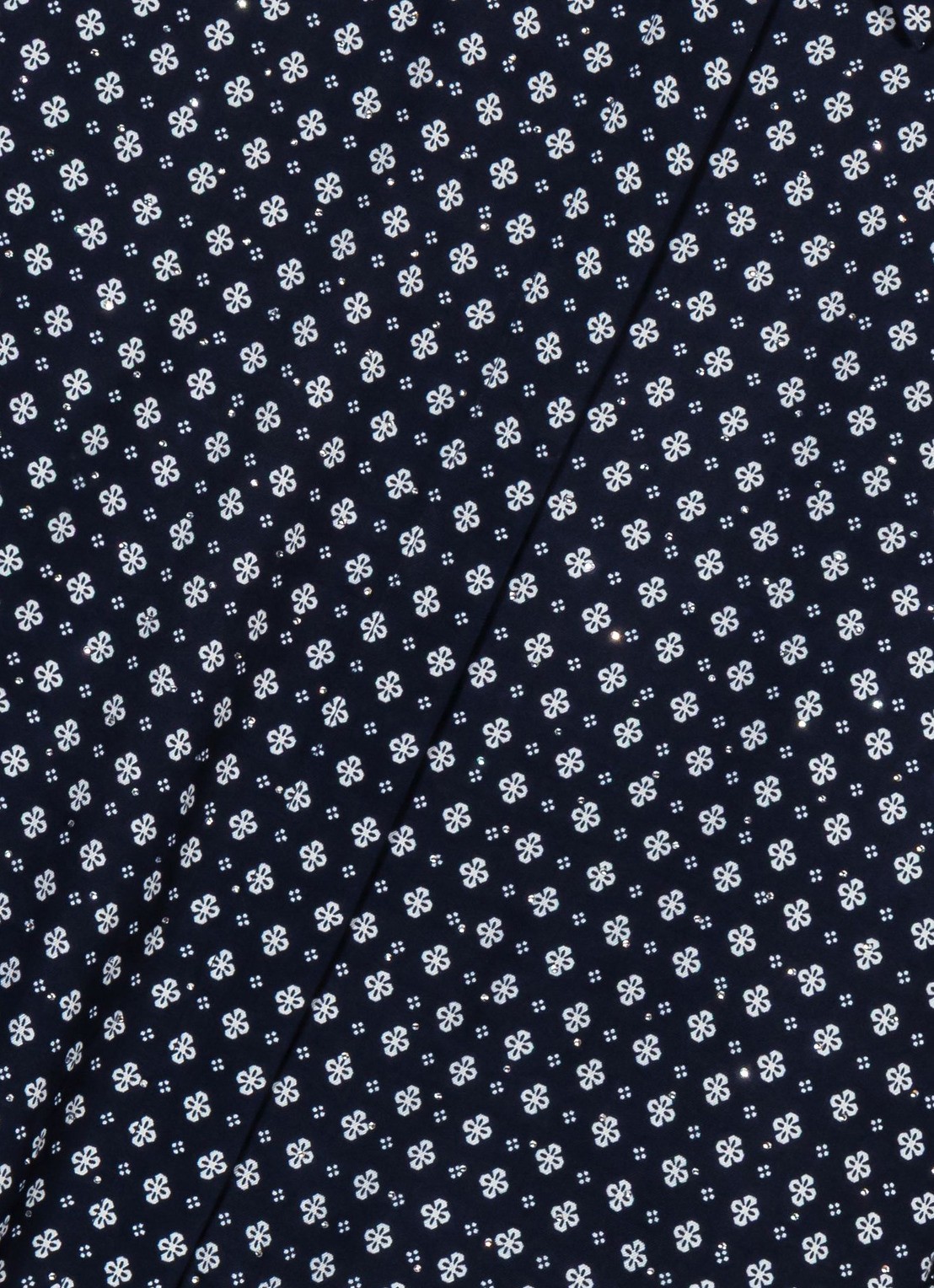 Maje Blouse met print - detail 5 donkerblauw