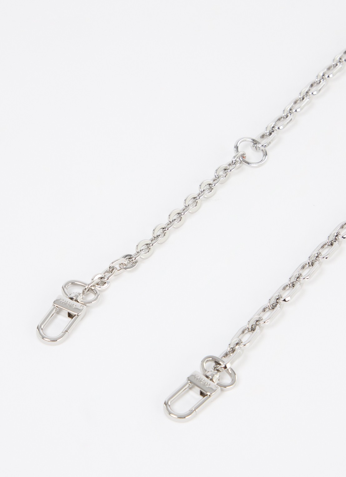 Maje Chaingo schouderriem met schakels  - detail 2 zilver