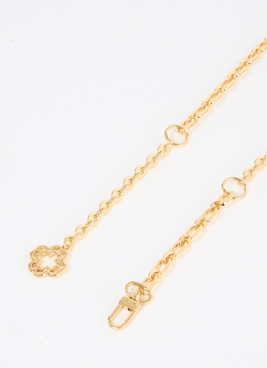 Maje Clover tailleriem met logo - detail 2 goud