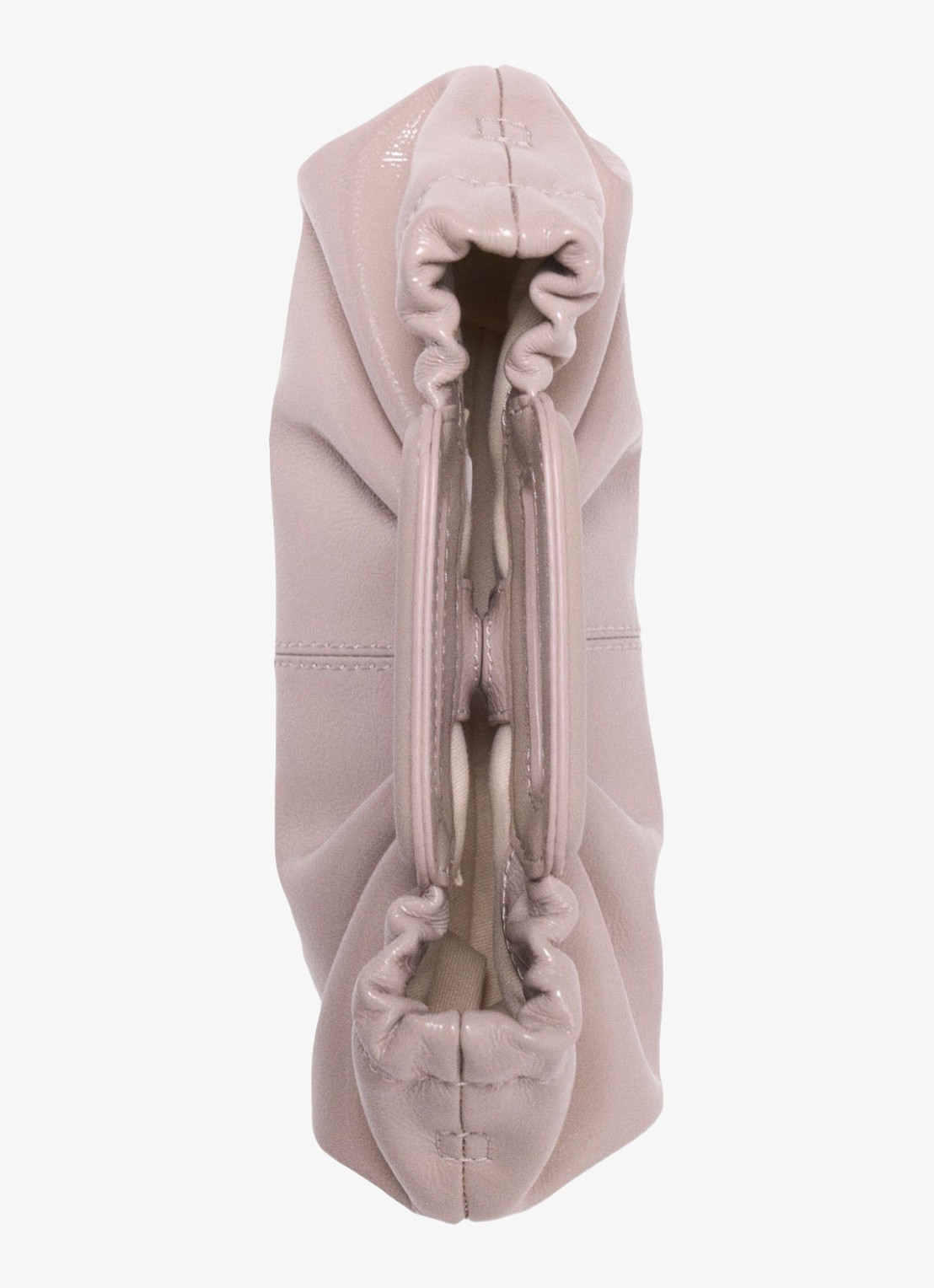 Maje Clutch van lakleer - detail 4 beige