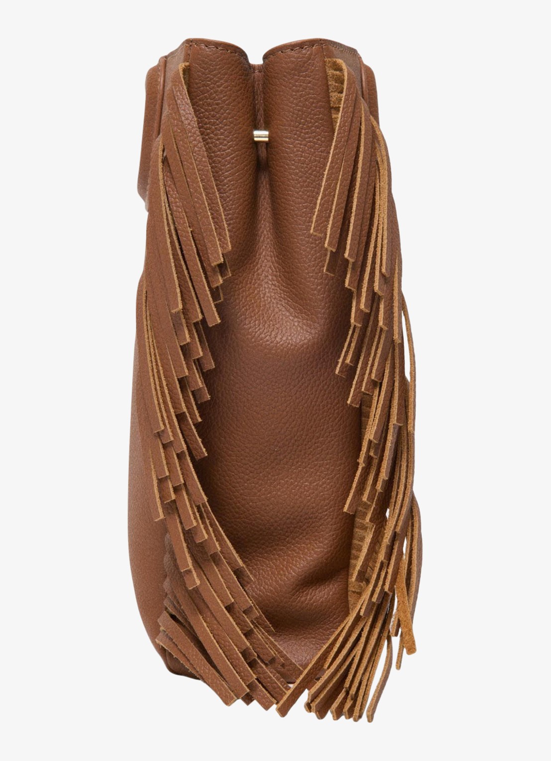 Maje Crossbodytas met franjes - detail 4 donkerbruin