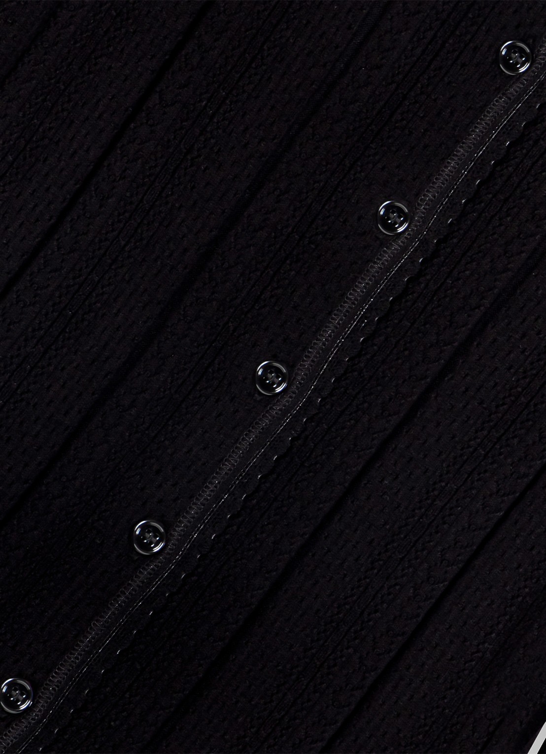 Maje Fijngebreid vest met opengewerkt dessin - detail 8 jeans