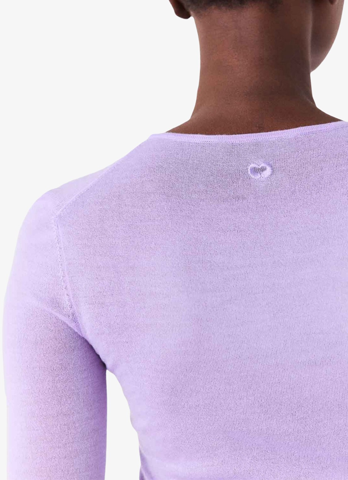 Maje Fijngebreide pullover van mesh - detail 6 parma violet / paars